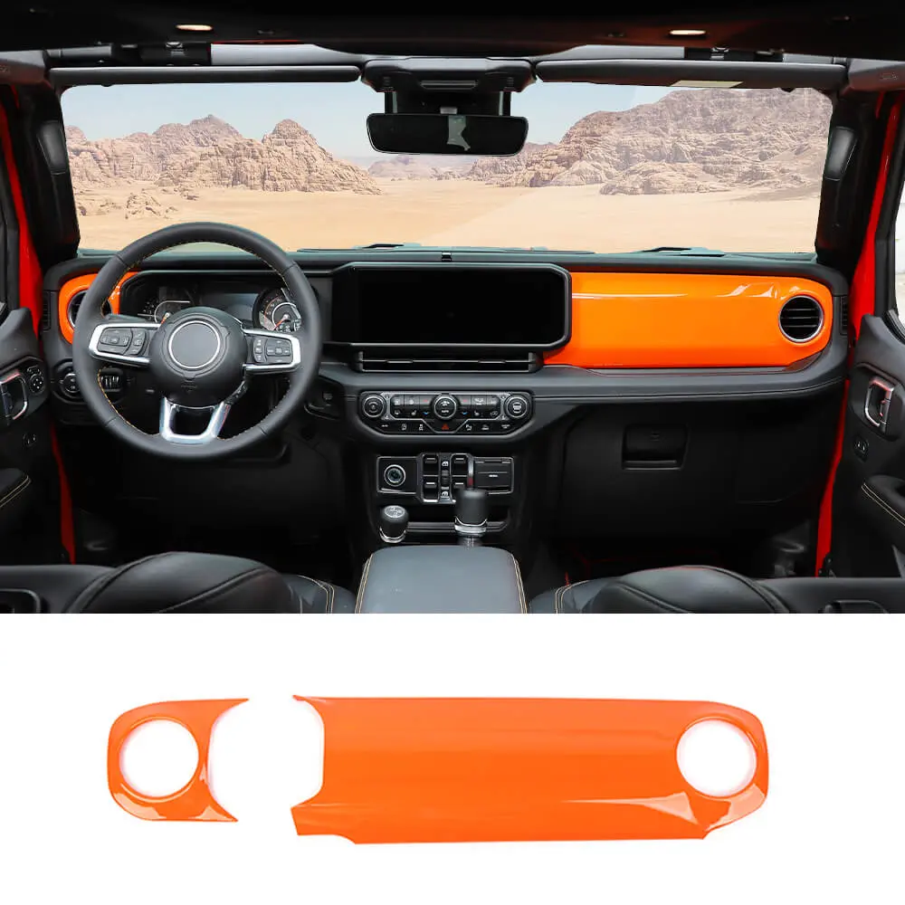 For 2024+ Jeep Wrangler JL JLU & Gladiator JT Co-Pilot Dashboard Panel Trim Cover - Image 16