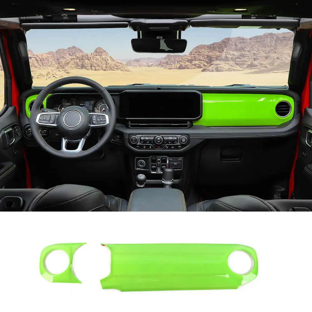For 2024+ Jeep Wrangler JL JLU & Gladiator JT Co-Pilot Dashboard Panel Trim Cover - Image 20