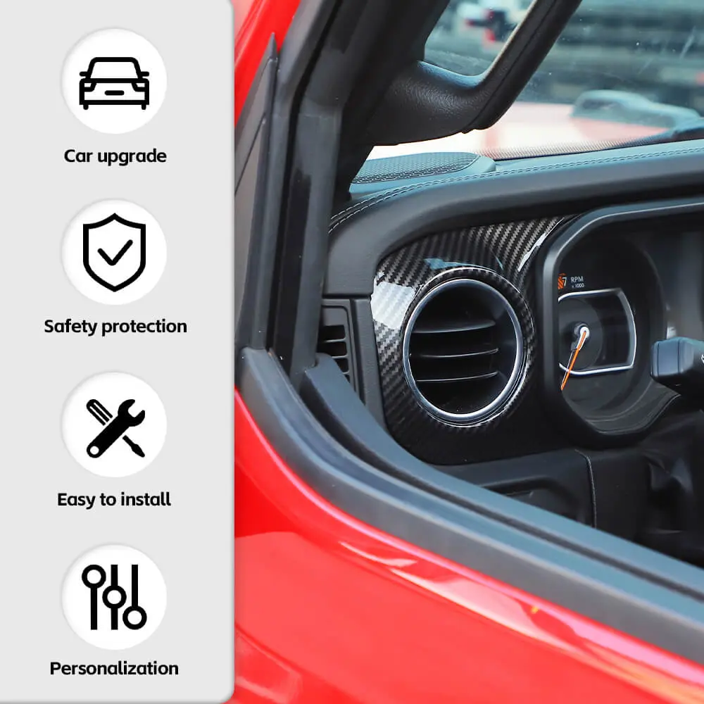 For 2024+ Jeep Wrangler JL JLU & Gladiator JT Co-Pilot Dashboard Panel Trim Cover - Image 7