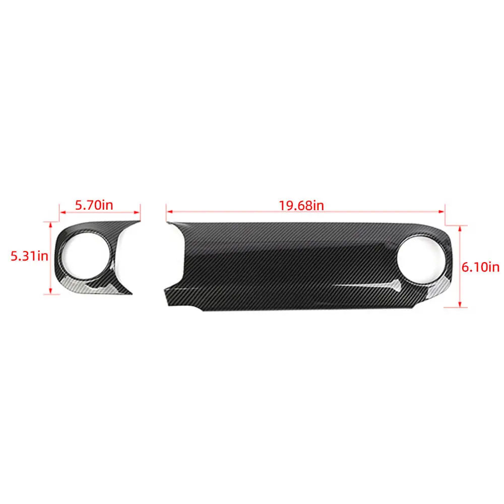For 2024+ Jeep Wrangler JL JLU & Gladiator JT Co-Pilot Dashboard Panel Trim Cover - Image 9