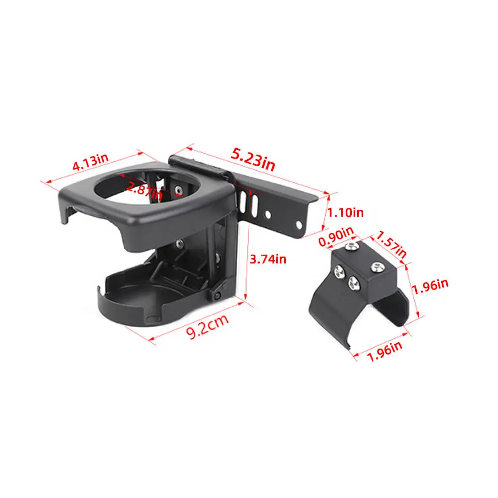 For 2024+ Jeep Wrangler JL & Gladiator JT Drink Cup Holder Stand Bracket Organizer Mount - Image 7