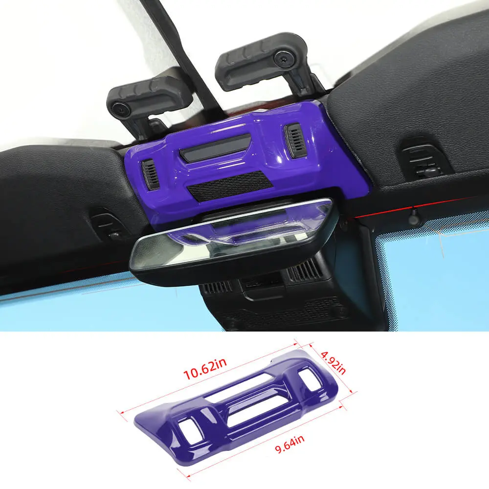 For 2024+ Jeep Wrangler JL/ Gladiator JT Inner Rearview Mirror Base Panel Cover Trim