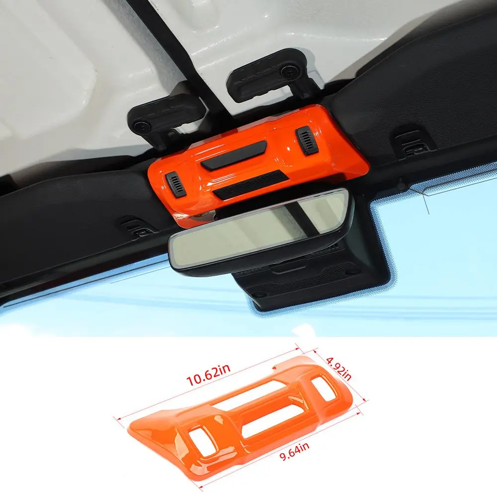 For 2024+ Jeep Wrangler JL/ Gladiator JT Inner Rearview Mirror Base Panel Cover Trim - Image 12