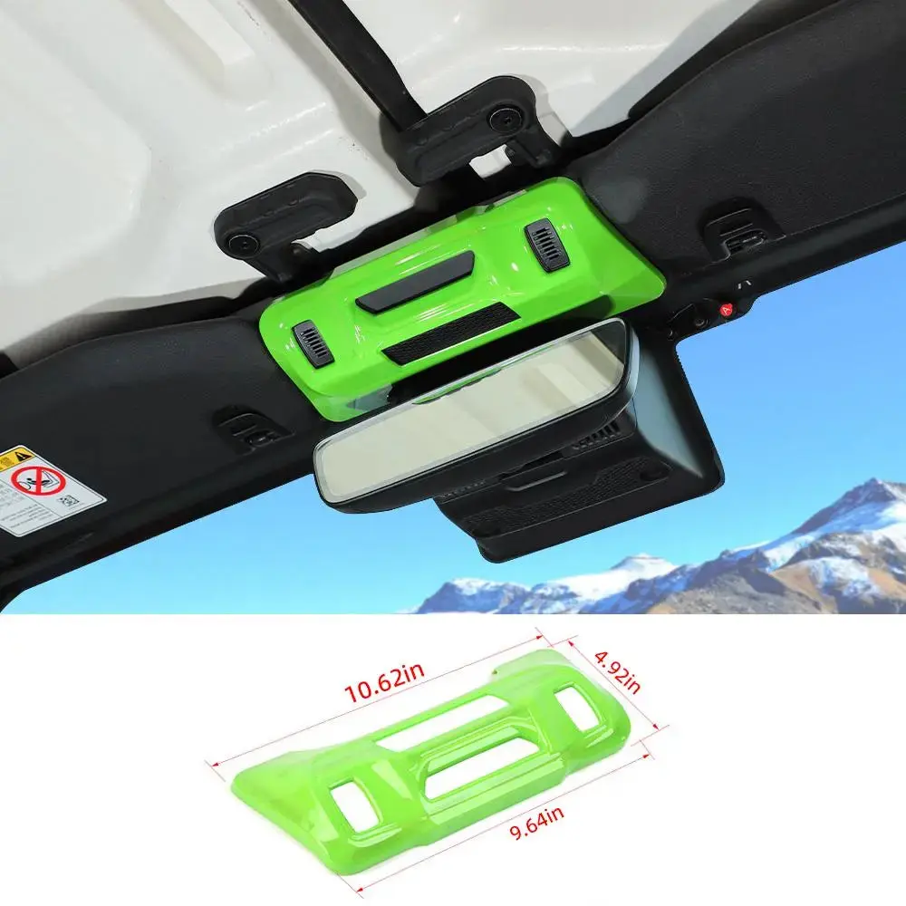 For 2024+ Jeep Wrangler JL/ Gladiator JT Inner Rearview Mirror Base Panel Cover Trim - Image 13