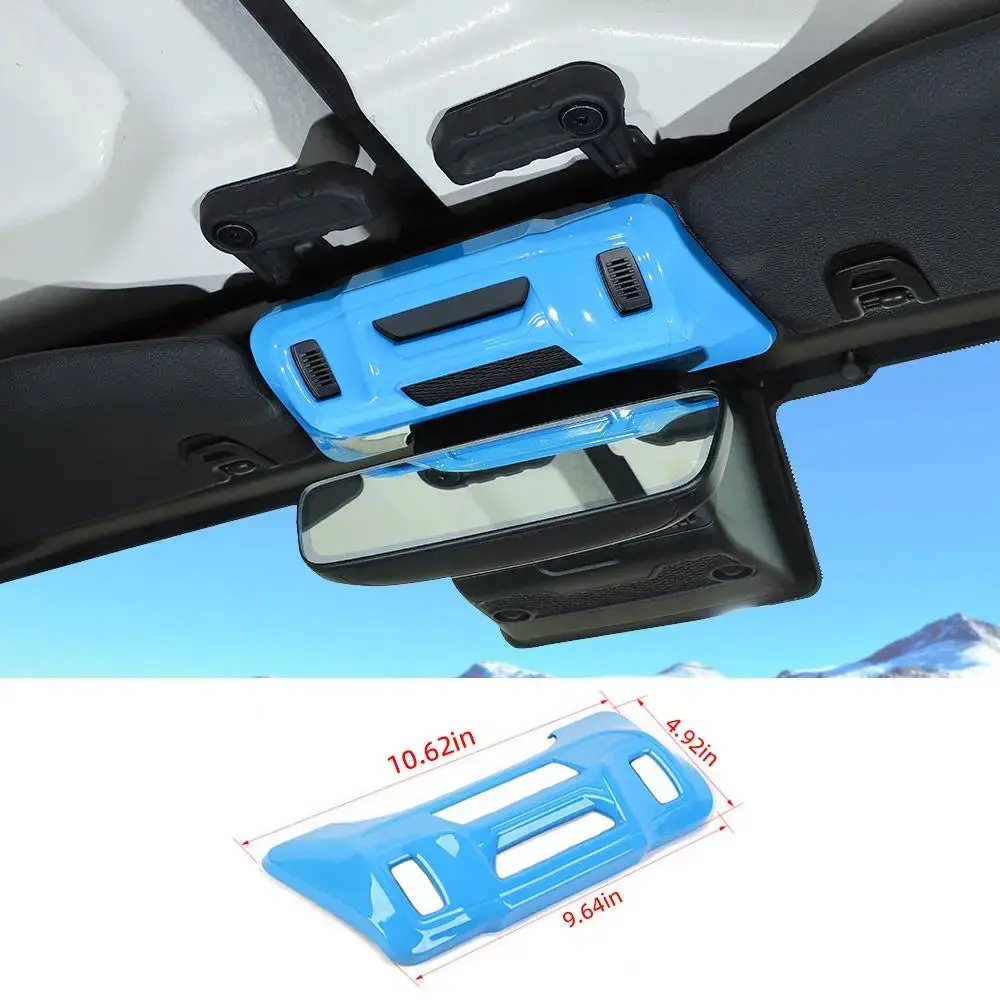 For 2024+ Jeep Wrangler JL/ Gladiator JT Inner Rearview Mirror Base Panel Cover Trim - Image 14