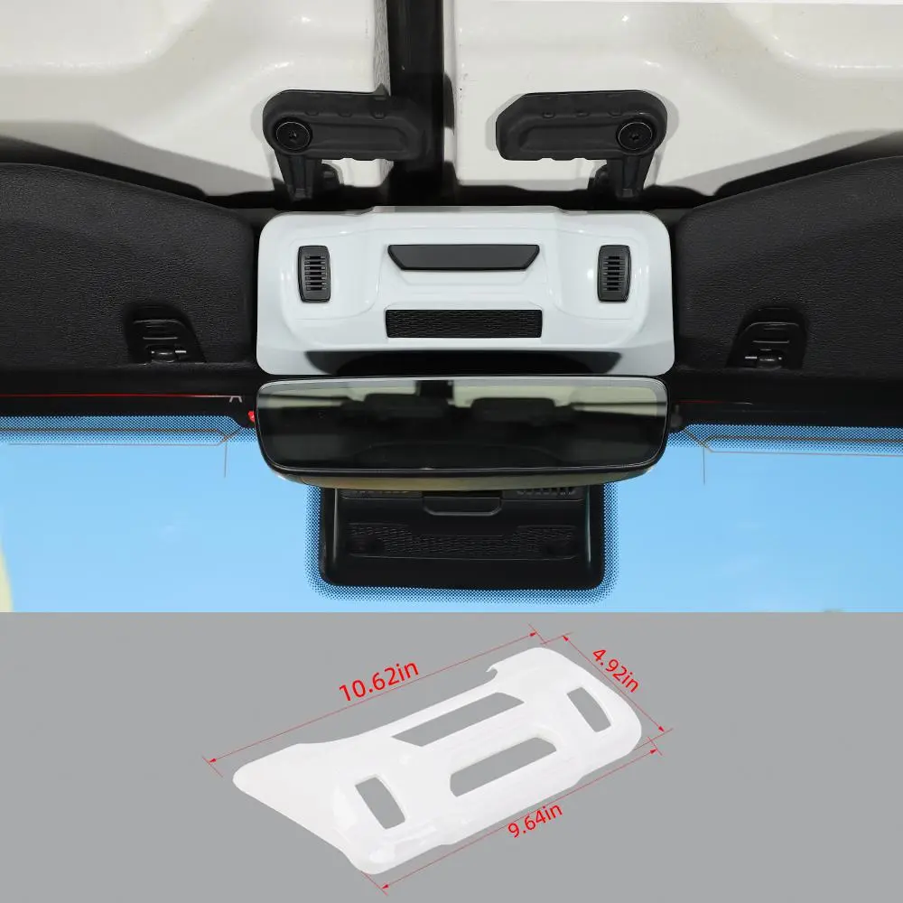 For 2024+ Jeep Wrangler JL/ Gladiator JT Inner Rearview Mirror Base Panel Cover Trim - Image 18