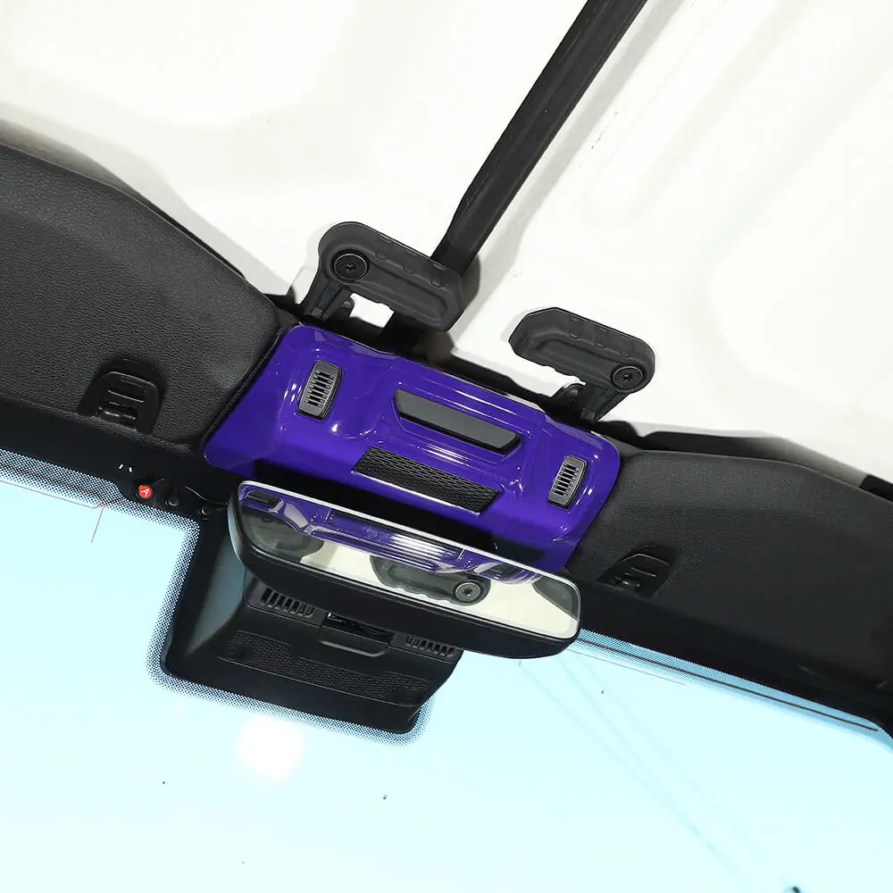 For 2024+ Jeep Wrangler JL/ Gladiator JT Inner Rearview Mirror Base Panel Cover Trim - Image 3