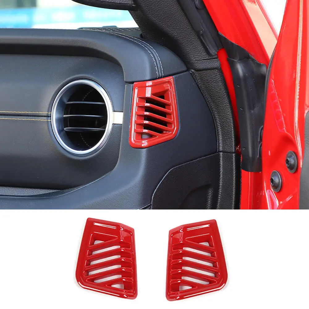 For 2024+ Jeep Wrangler JL & Gladiator JT Dashboard Panel Both Side Air Vent Outlet Cover Trim