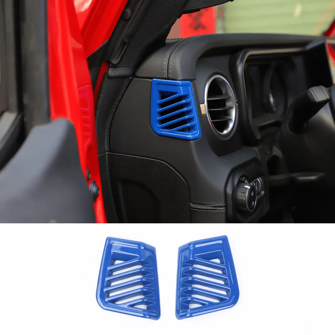 For 2024+ Jeep Wrangler JL & Gladiator JT Dashboard Panel Both Side Air Vent Outlet Cover Trim - Image 10