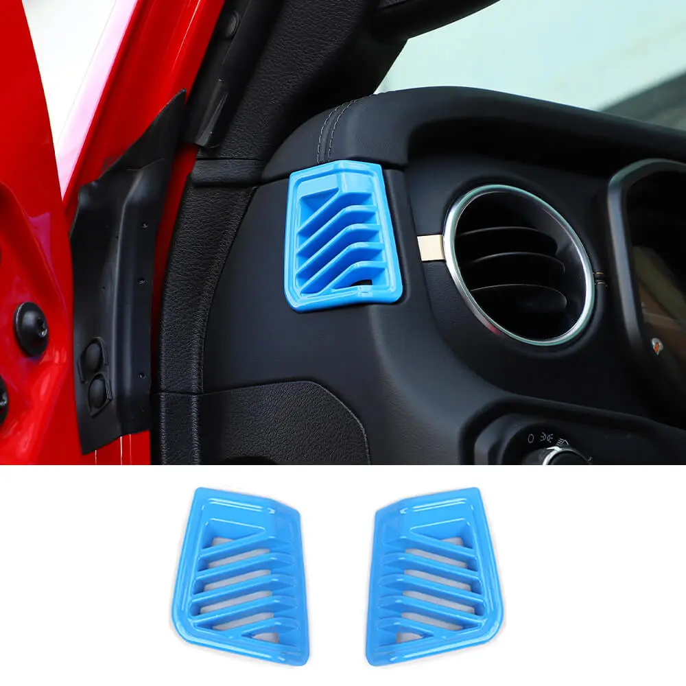 For 2024+ Jeep Wrangler JL & Gladiator JT Dashboard Panel Both Side Air Vent Outlet Cover Trim - Image 13