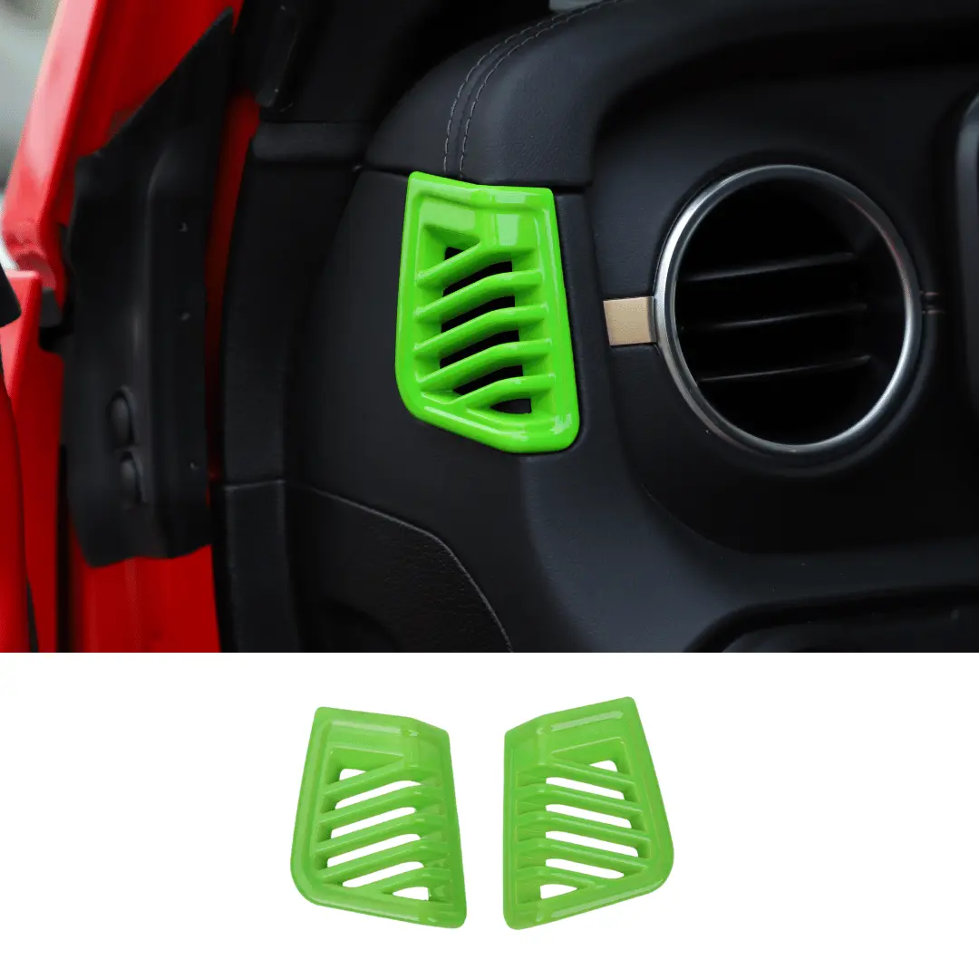 For 2024+ Jeep Wrangler JL & Gladiator JT Dashboard Panel Both Side Air Vent Outlet Cover Trim - Image 14