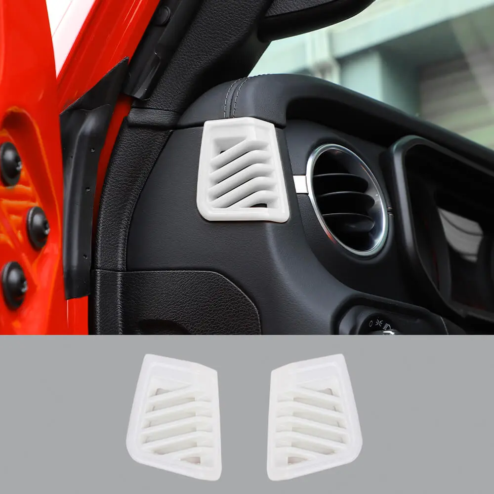 For 2024+ Jeep Wrangler JL & Gladiator JT Dashboard Panel Both Side Air Vent Outlet Cover Trim - Image 15
