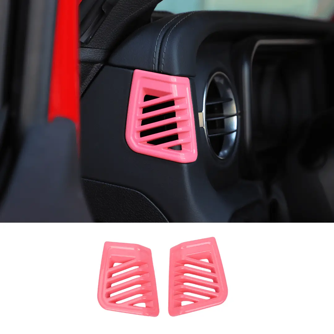 For 2024+ Jeep Wrangler JL & Gladiator JT Dashboard Panel Both Side Air Vent Outlet Cover Trim - Image 16