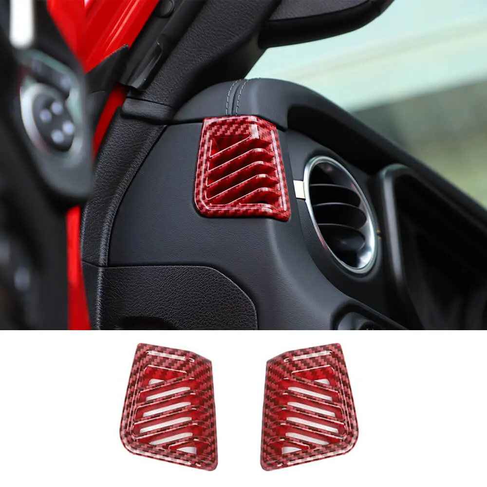 For 2024+ Jeep Wrangler JL & Gladiator JT Dashboard Panel Both Side Air Vent Outlet Cover Trim - Image 18
