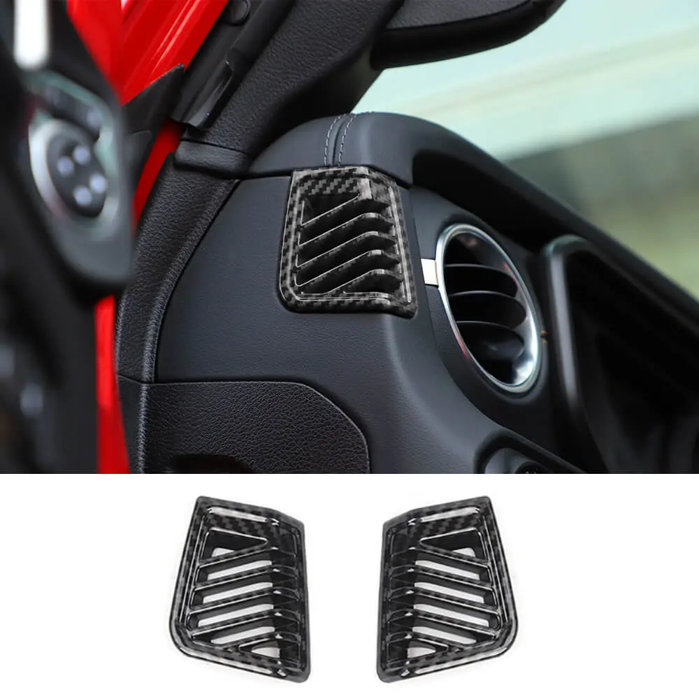 For 2024+ Jeep Wrangler JL & Gladiator JT Dashboard Panel Both Side Air Vent Outlet Cover Trim - Image 19
