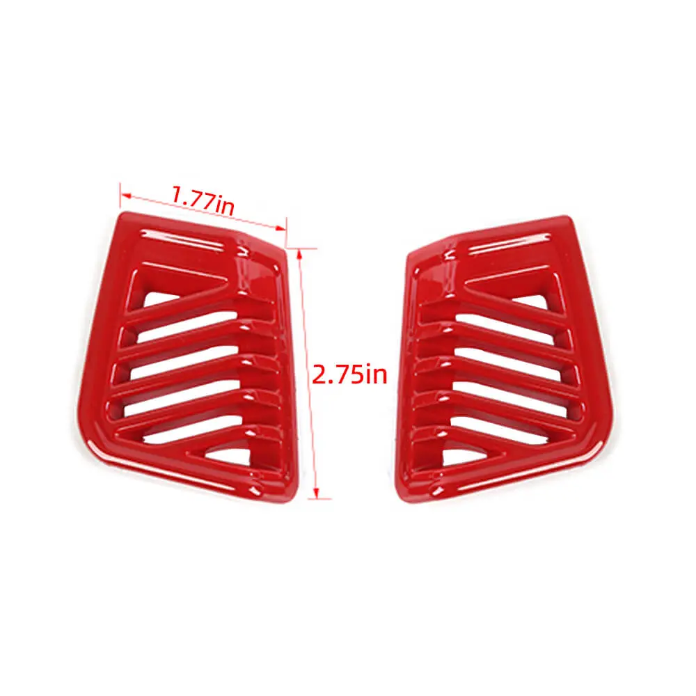 For 2024+ Jeep Wrangler JL & Gladiator JT Dashboard Panel Both Side Air Vent Outlet Cover Trim - Image 8