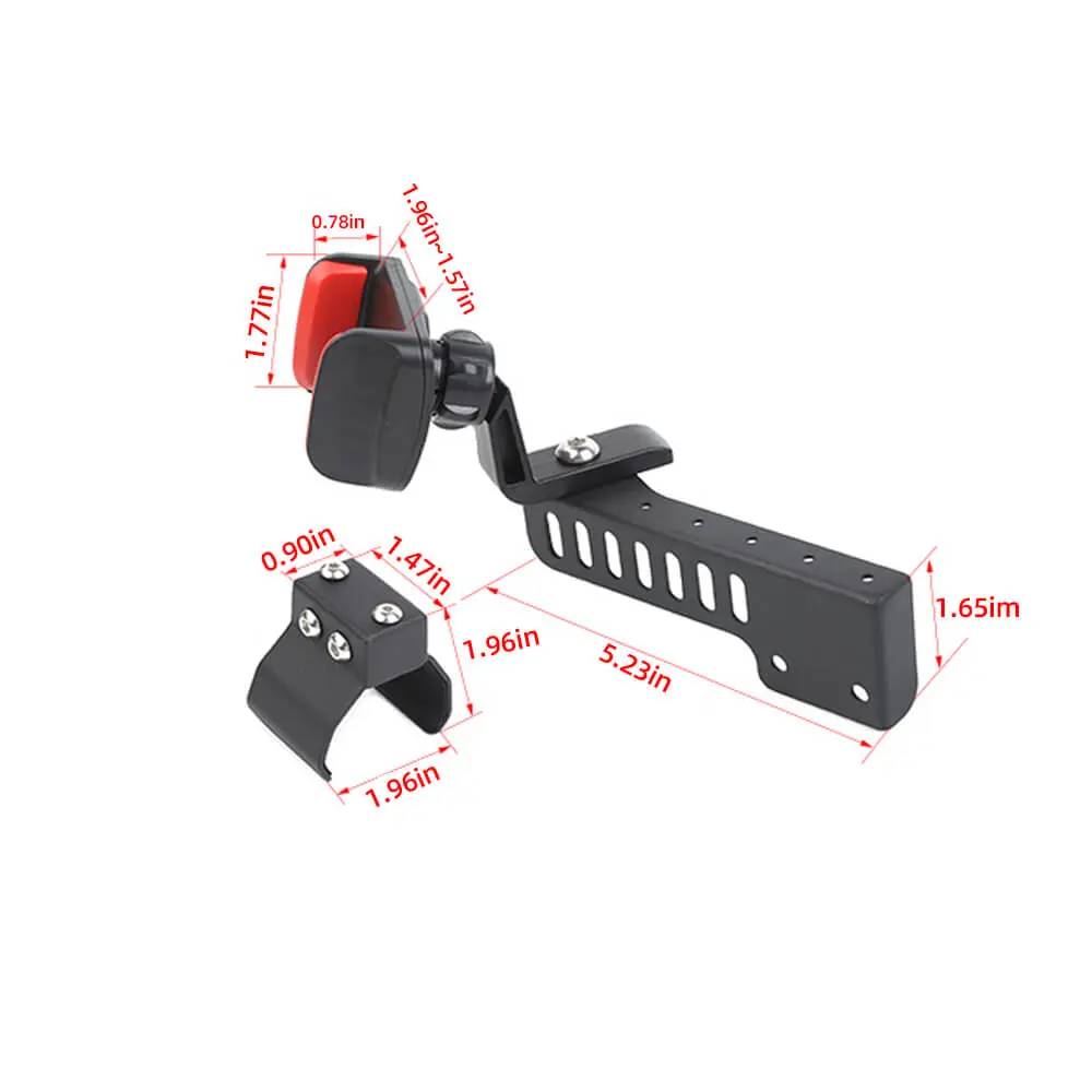 For 2024+ Jeep Wrangler JL & Gladiator JT Iron Co-pilot Handle Cell Phone Holder Stand - Image 8