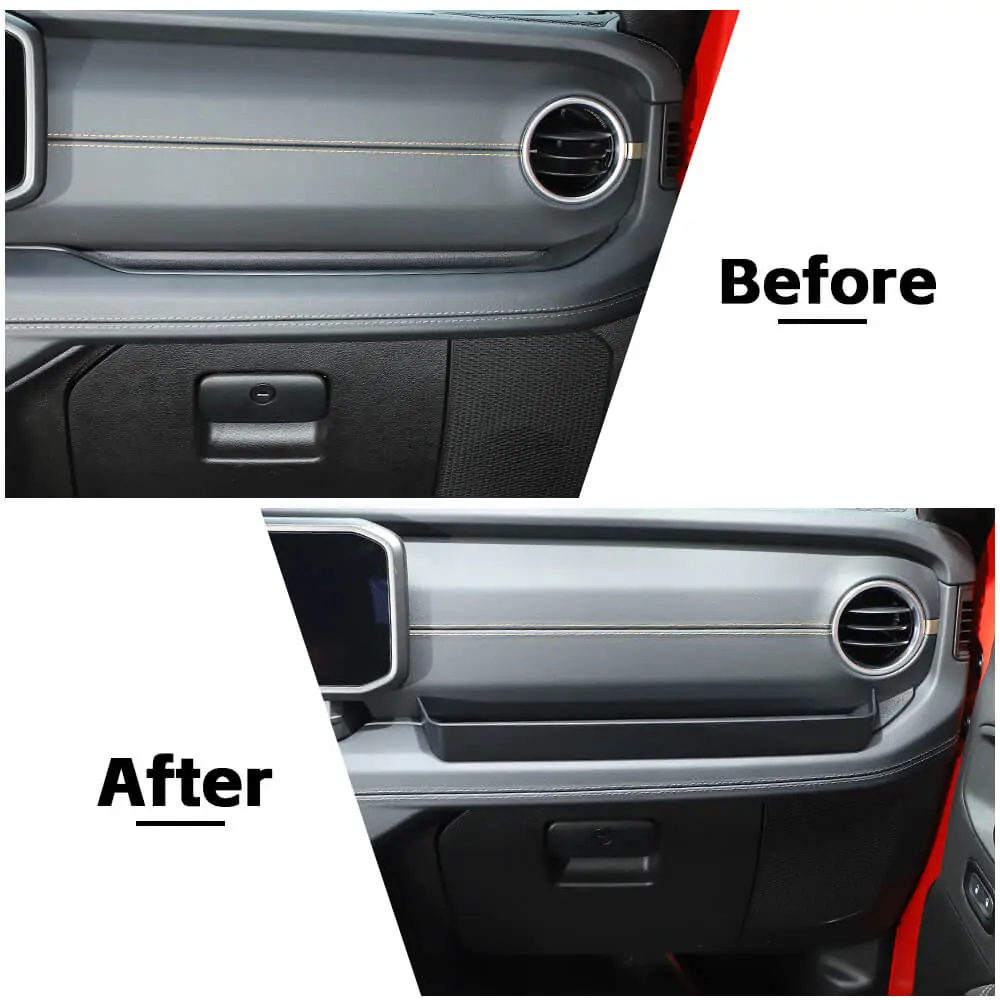 For 2024+ Jeep Wrangler JL & Gladiator JT Passenger Handle Organizer Co-Pilot Grab Bar Storage Box - Image 2
