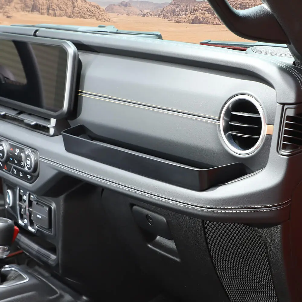 For 2024+ Jeep Wrangler JL & Gladiator JT Passenger Handle Organizer Co-Pilot Grab Bar Storage Box - Image 3
