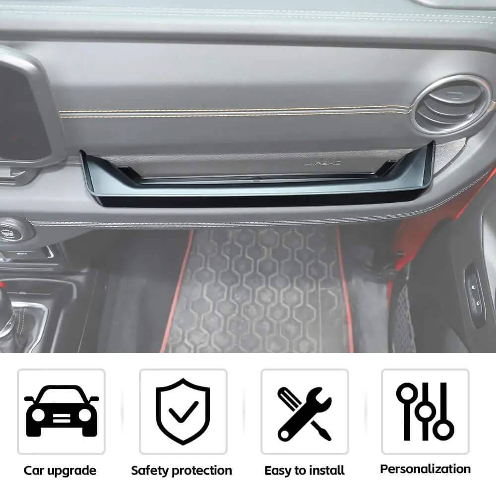 For 2024+ Jeep Wrangler JL & Gladiator JT Passenger Handle Organizer Co-Pilot Grab Bar Storage Box - Image 6