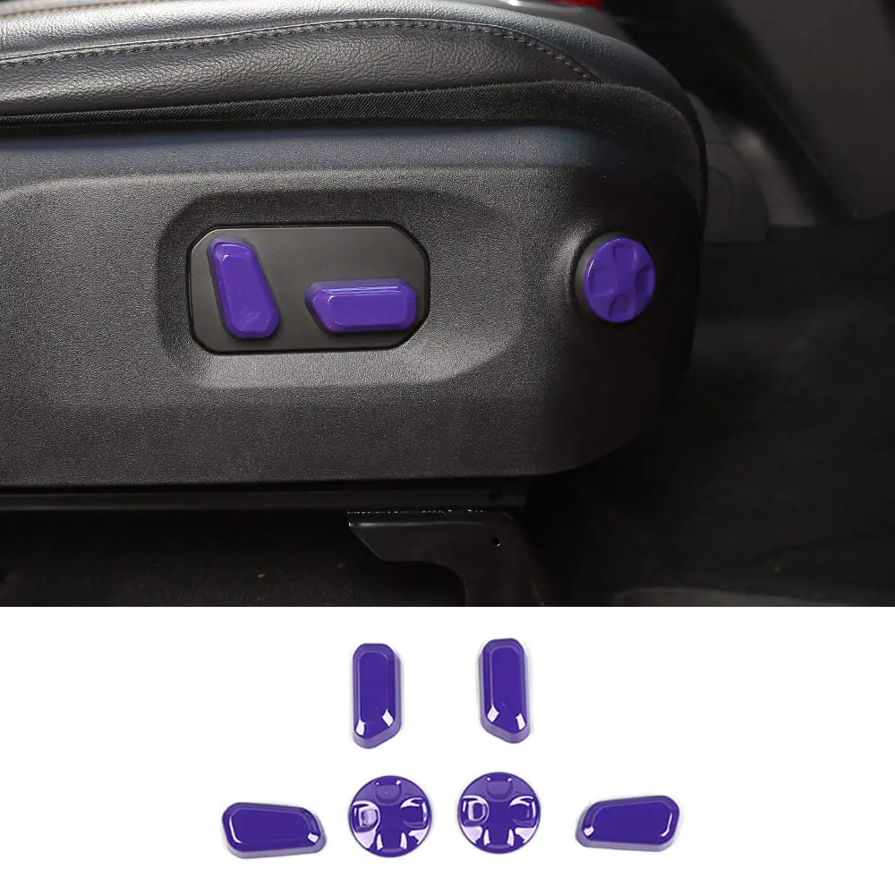 For 2024+ Jeep Wrangler JL & Gladiator JT Power Seat Adjustment Switch Trim Cover - Image 12