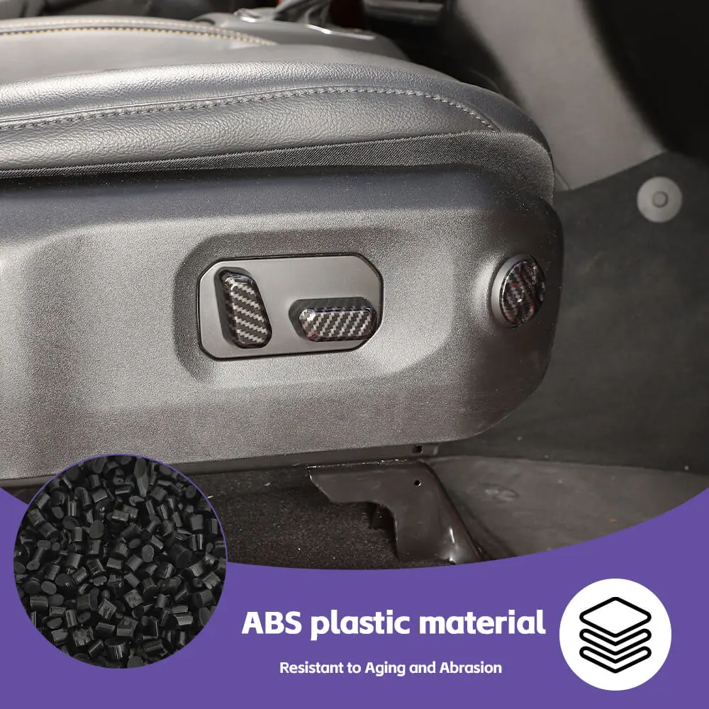 For 2024+ Jeep Wrangler JL & Gladiator JT Power Seat Adjustment Switch Trim Cover - Image 6