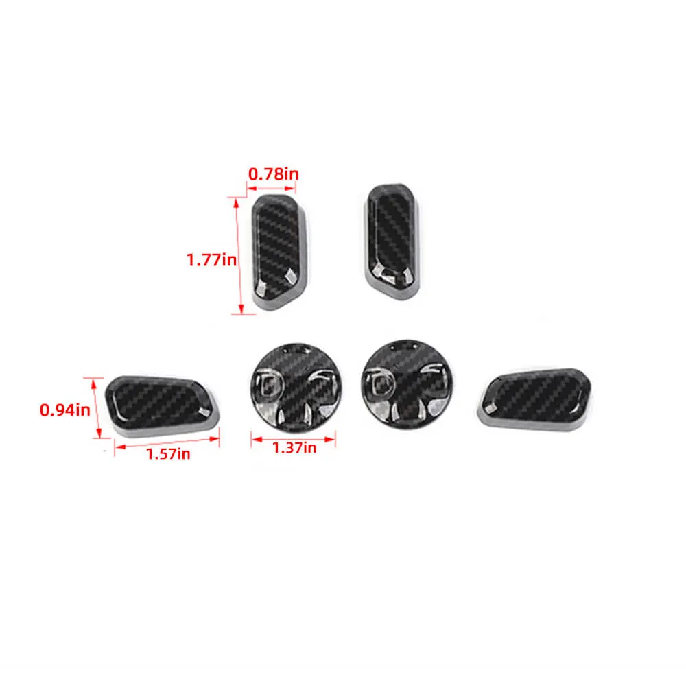 For 2024+ Jeep Wrangler JL & Gladiator JT Power Seat Adjustment Switch Trim Cover - Image 8