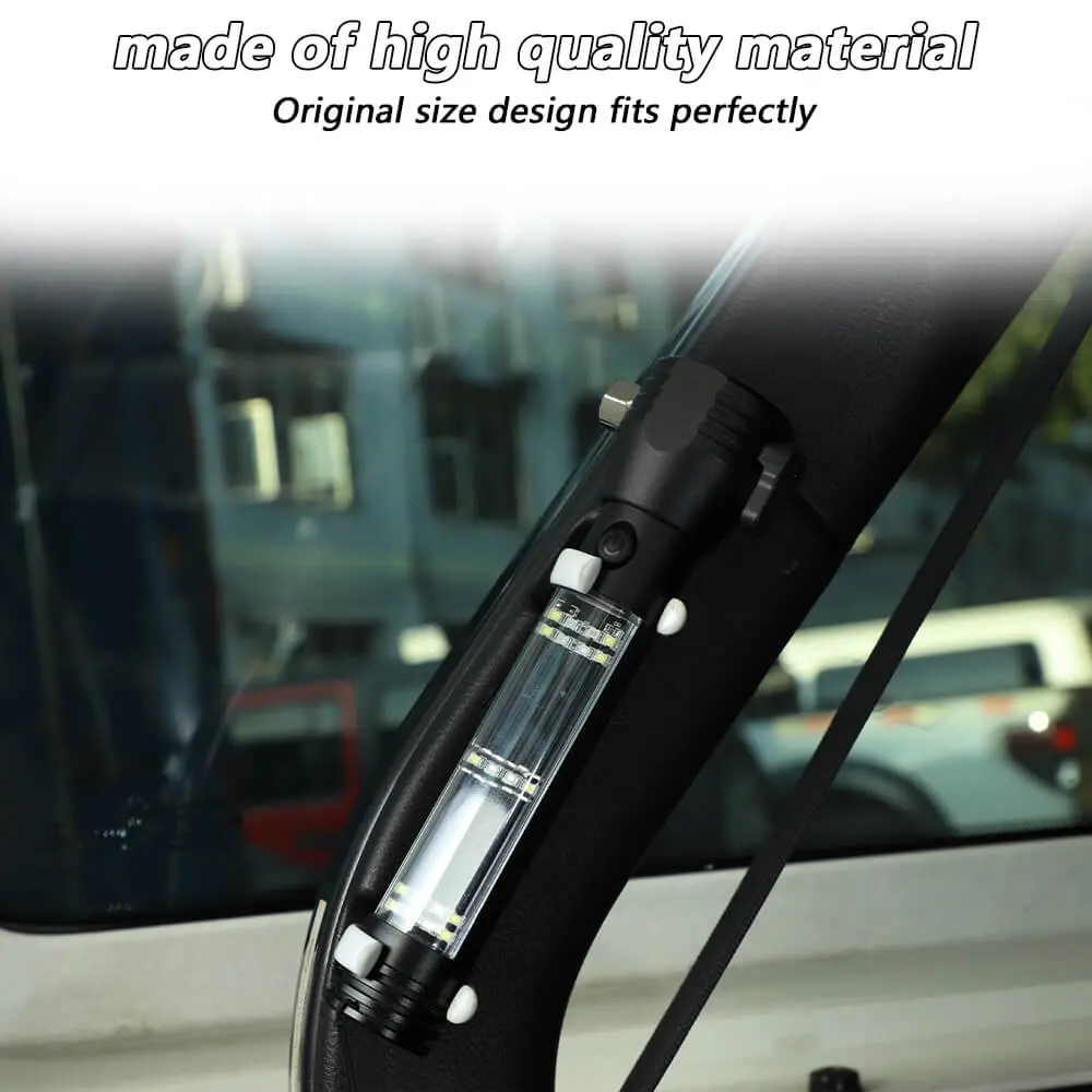 For 2018+ Jeep Wrangler JL JLU Aluminum Alloy LED Multi-functional Flashlight Fit 4-Door - Image 5