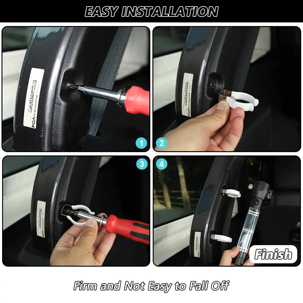 For 2018+ Jeep Wrangler JL JLU Aluminum Alloy LED Multi-functional Flashlight Fit 4-Door - Image 6