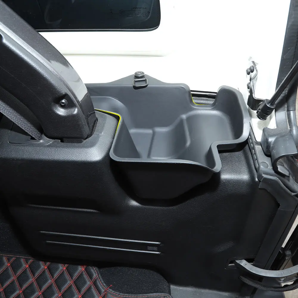 For 2018-2023 Jeep Wrangler JLU Rear Trunk Cargo Side Organizer Storage Box Accessories 4Door - Image 3