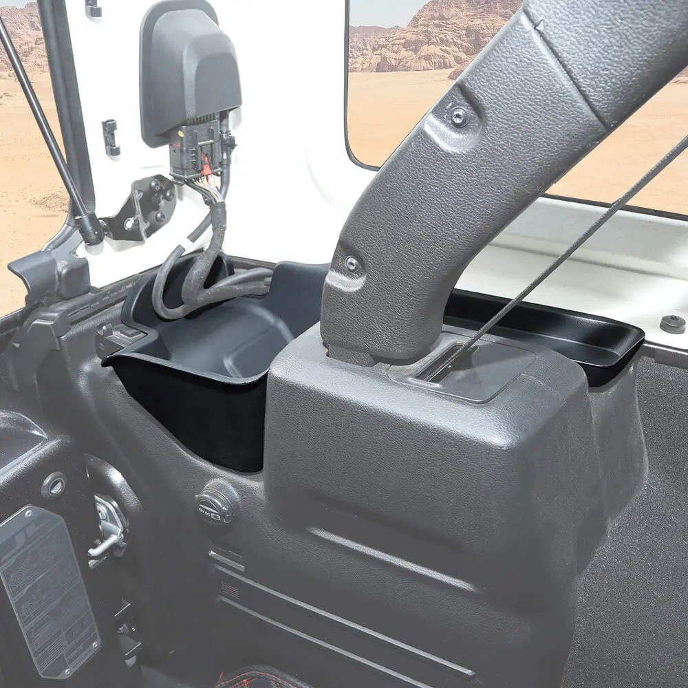 For 2018-2023 Jeep Wrangler JLU Rear Trunk Cargo Side Organizer Storage Box Accessories 4Door - Image 4