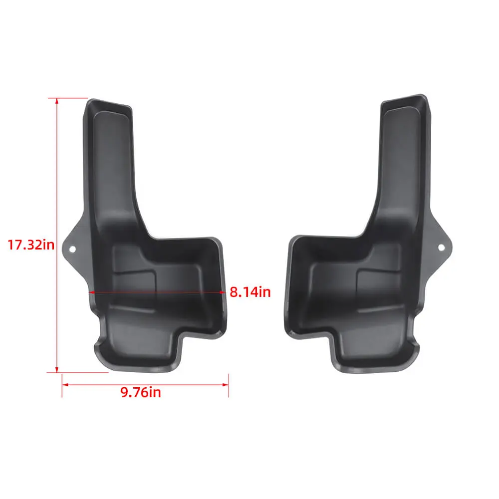 For 2018-2023 Jeep Wrangler JLU Rear Trunk Cargo Side Organizer Storage Box Accessories 4Door - Image 8