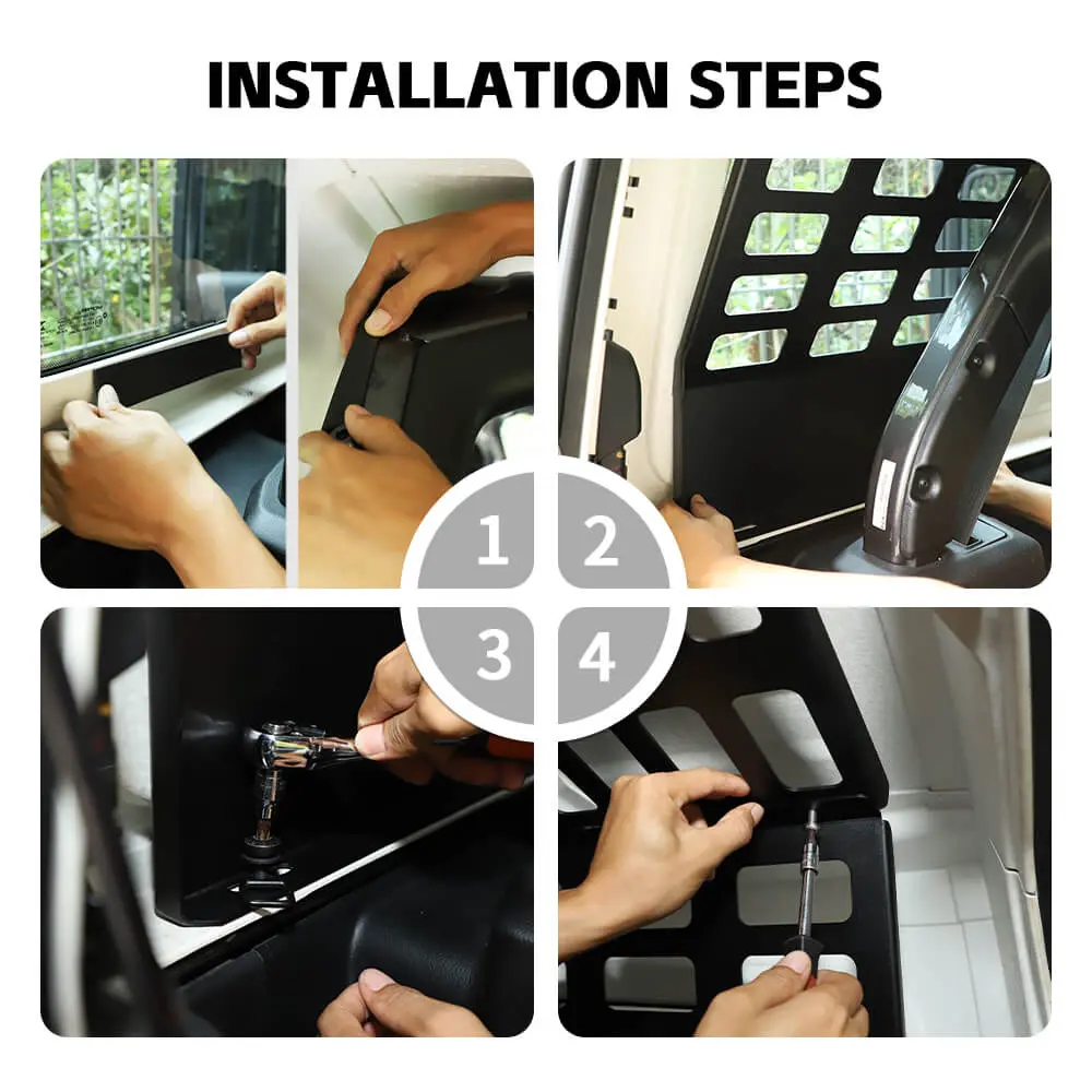 For 2018+ Jeep Wrangler JLU Trunk Top Extension Storage Rack Organizer 4Door - Image 4