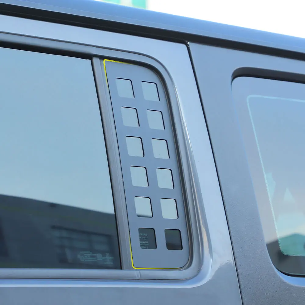 For 2018+ Jeep Wrangler JLU & Gladiator JT Rear Window Glass Cover Trim 4Door - Image 4