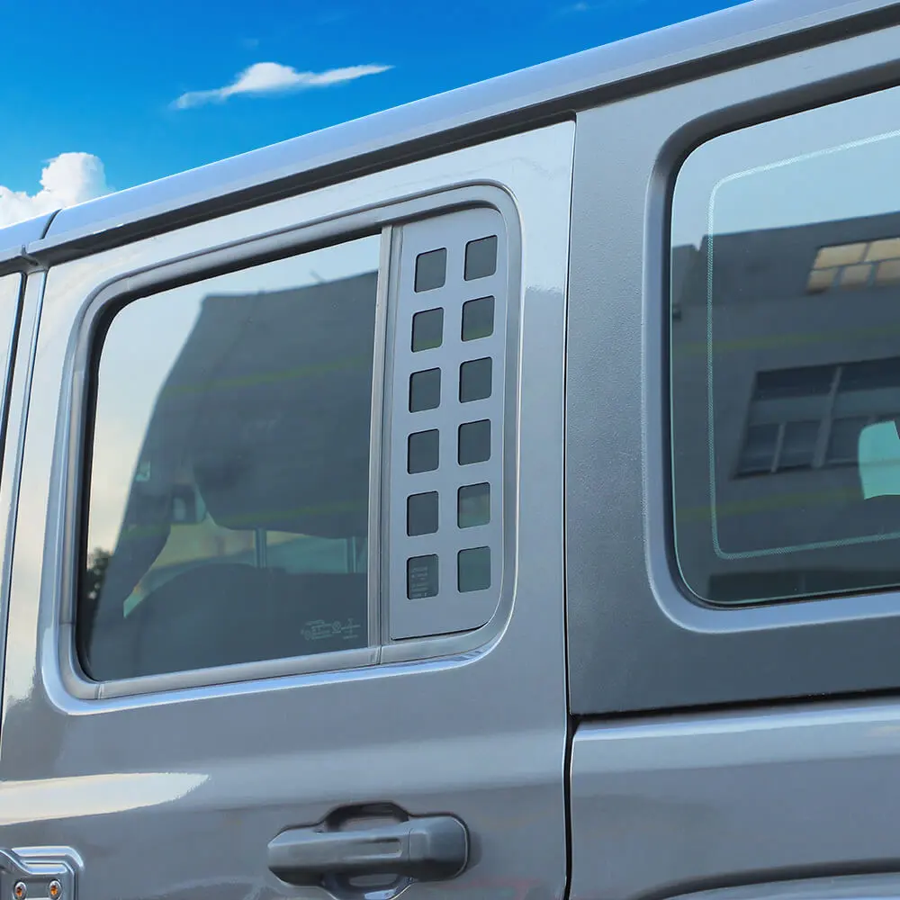 For 2018+ Jeep Wrangler JLU & Gladiator JT Rear Window Glass Cover Trim 4Door - Image 5