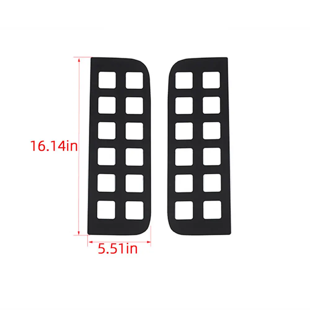 For 2018+ Jeep Wrangler JLU & Gladiator JT Rear Window Glass Cover Trim 4Door - Image 9