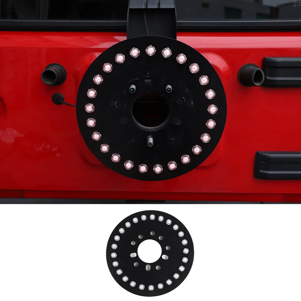 For Jeep Wrangler TJ JK JL Spare Tire Brake Light Rear Tail Light Third Brake Light