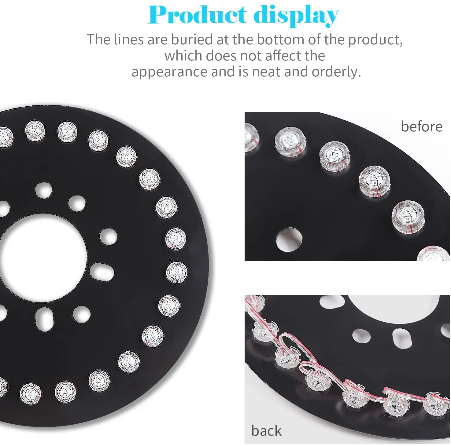 For Jeep Wrangler TJ JK JL Spare Tire Brake Light Rear Tail Light Third Brake Light - Image 6