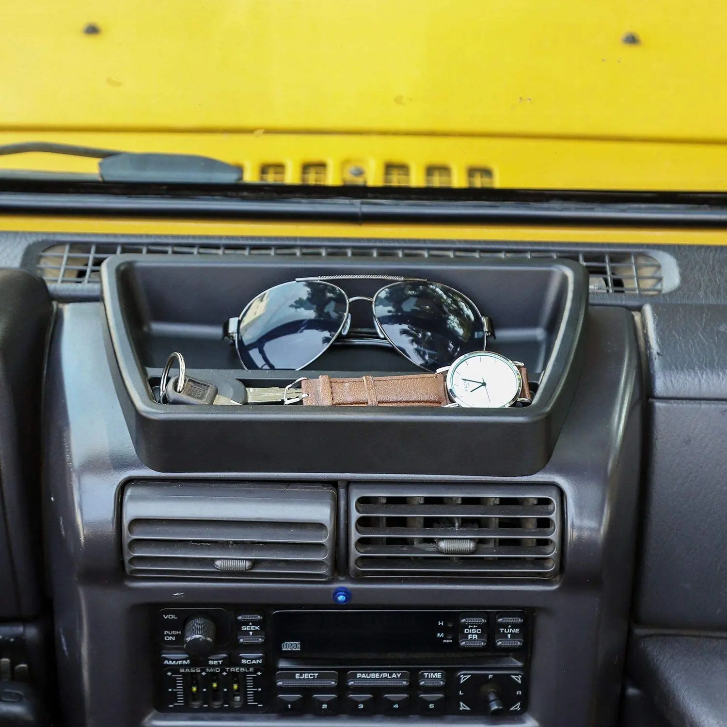 For 1997-2006 Jeep Wrangler TJ Dashboard Storage Tray Box Organizer - Image 3