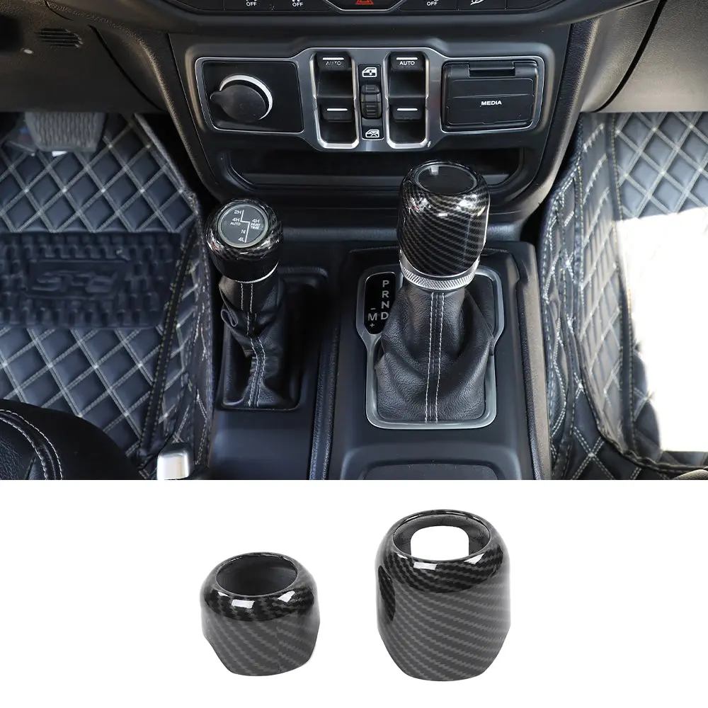 For 2018+ Jeep Wrangler JL Gladiator JT Four Wheel Drive Gear Shift Head Trim Cover