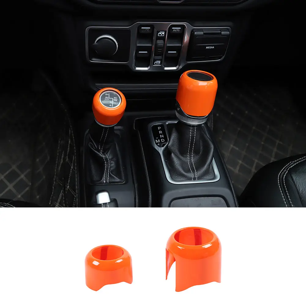 For 2018+ Jeep Wrangler JL Gladiator JT Four Wheel Drive Gear Shift Head Trim Cover - Image 11
