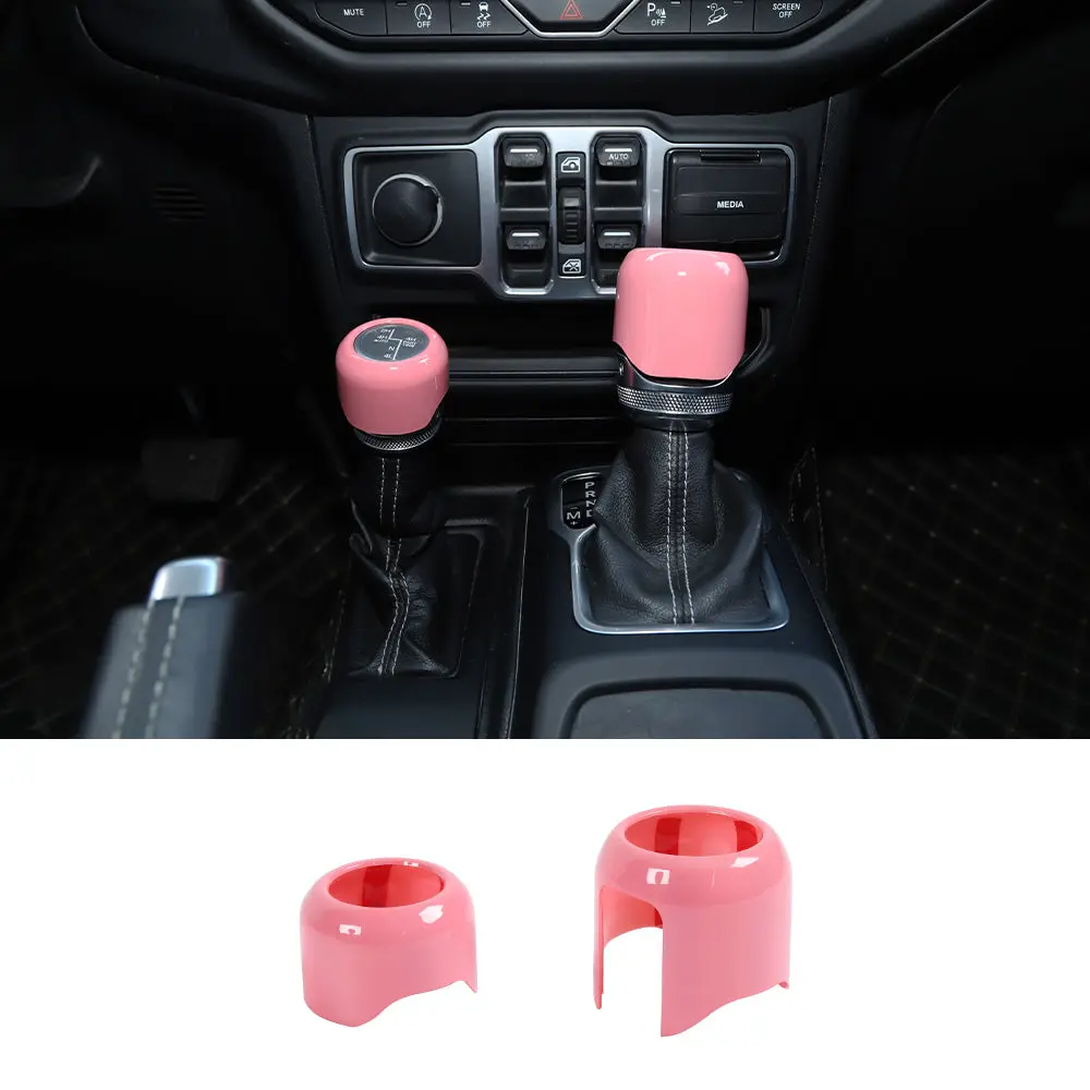 For 2018+ Jeep Wrangler JL Gladiator JT Four Wheel Drive Gear Shift Head Trim Cover - Image 17