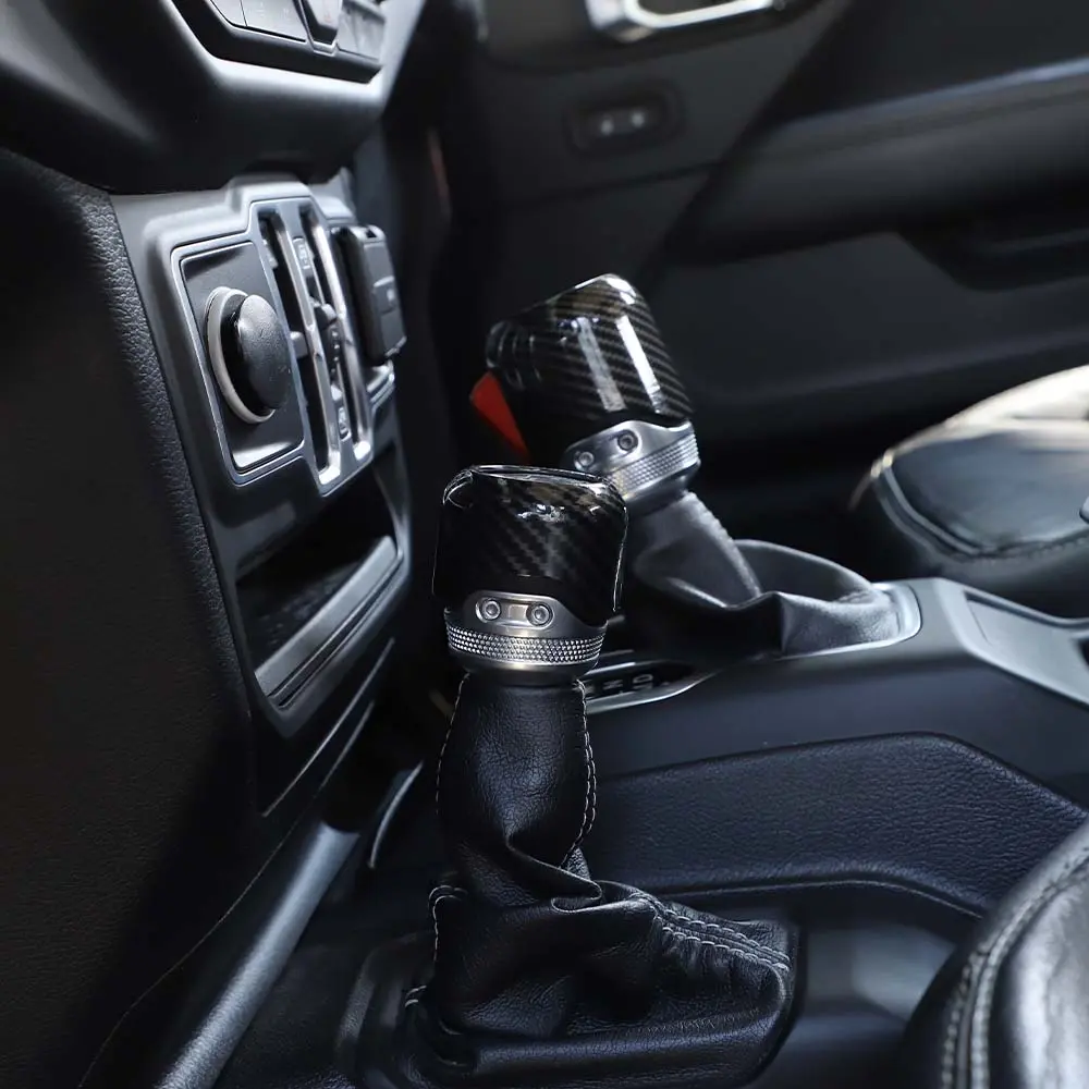 For 2018+ Jeep Wrangler JL Gladiator JT Four Wheel Drive Gear Shift Head Trim Cover - Image 3