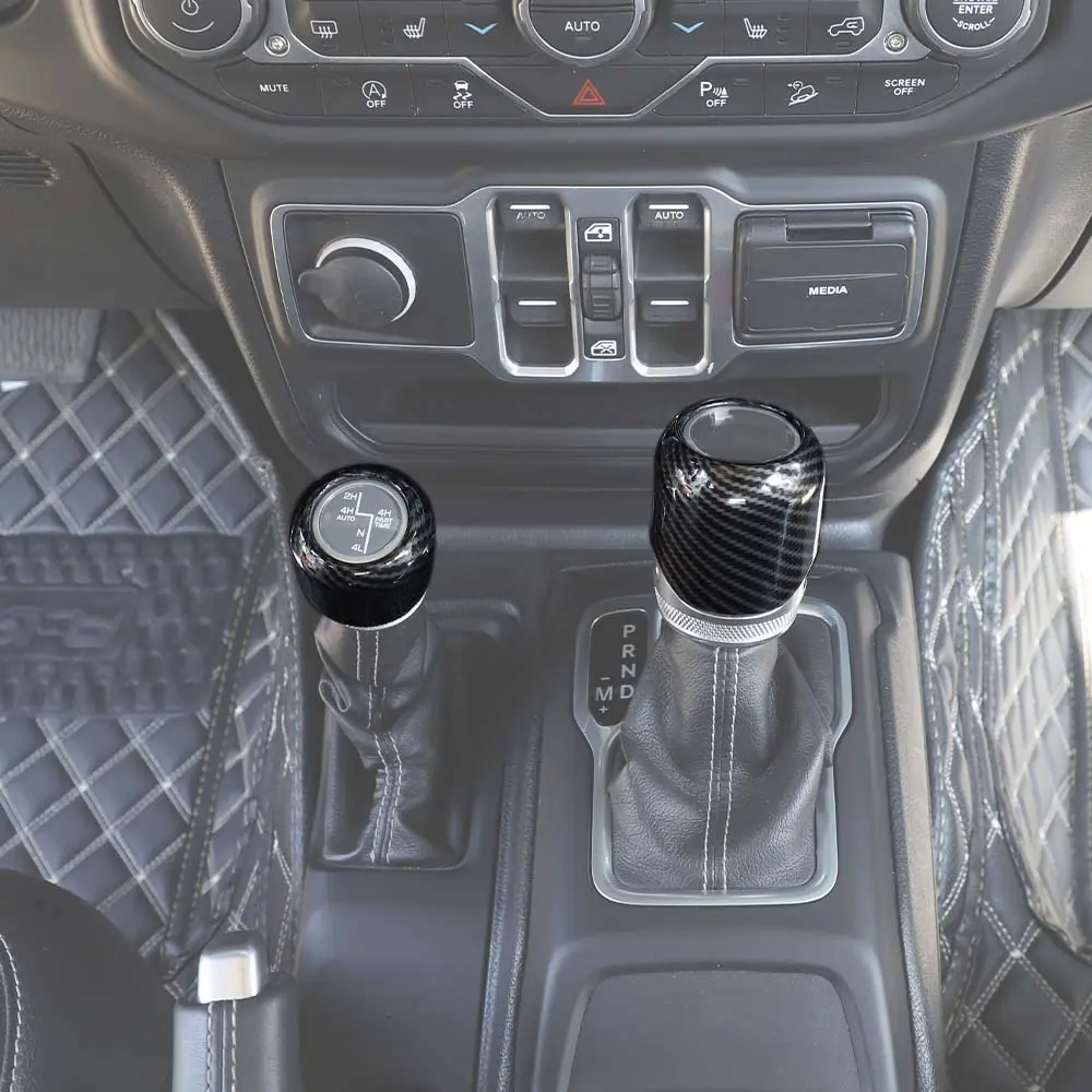 For 2018+ Jeep Wrangler JL Gladiator JT Four Wheel Drive Gear Shift Head Trim Cover - Image 4