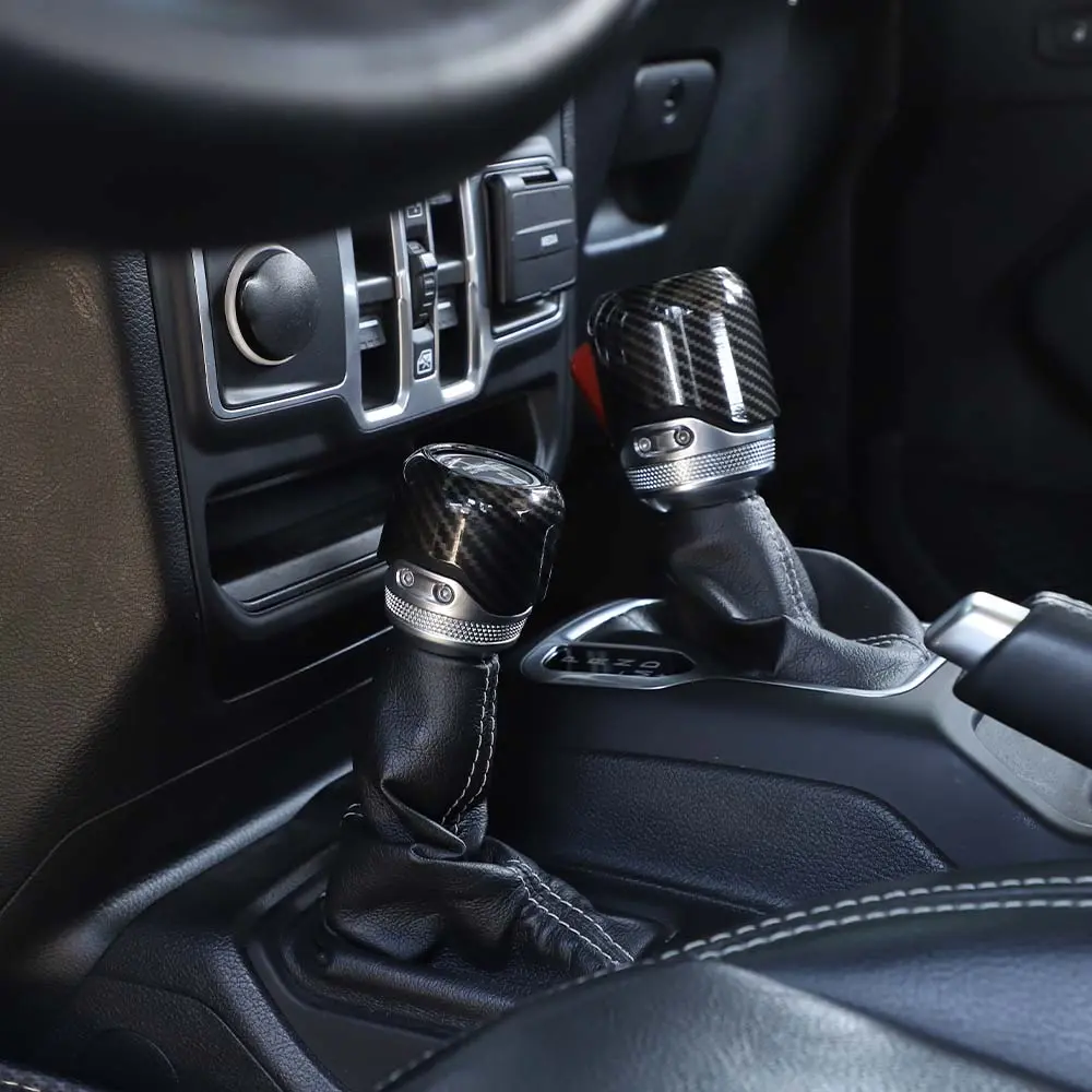 For 2018+ Jeep Wrangler JL Gladiator JT Four Wheel Drive Gear Shift Head Trim Cover - Image 5