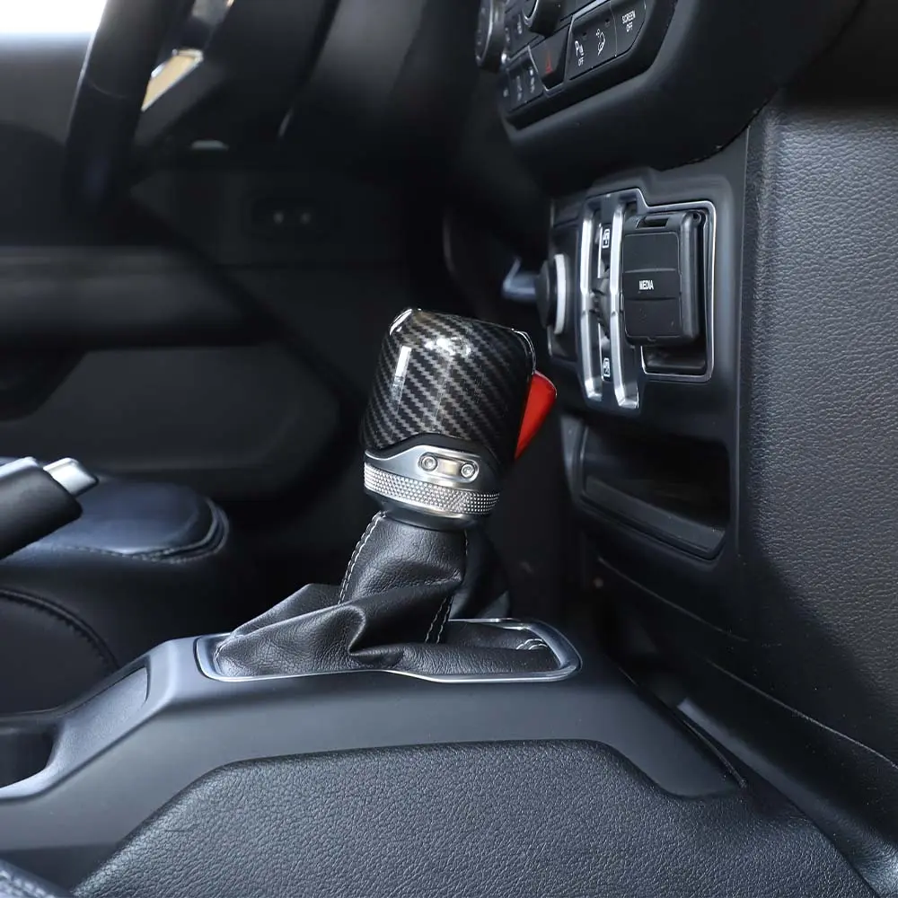 For 2018+ Jeep Wrangler JL Gladiator JT Four Wheel Drive Gear Shift Head Trim Cover - Image 6