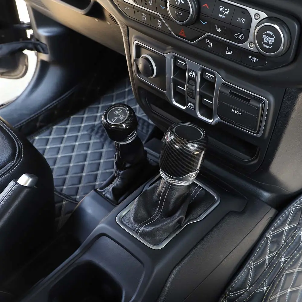 For 2018+ Jeep Wrangler JL Gladiator JT Four Wheel Drive Gear Shift Head Trim Cover - Image 7