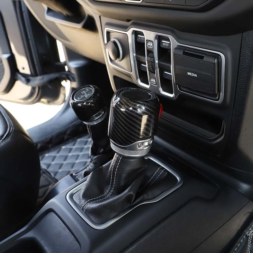 For 2018+ Jeep Wrangler JL Gladiator JT Four Wheel Drive Gear Shift Head Trim Cover - Image 8