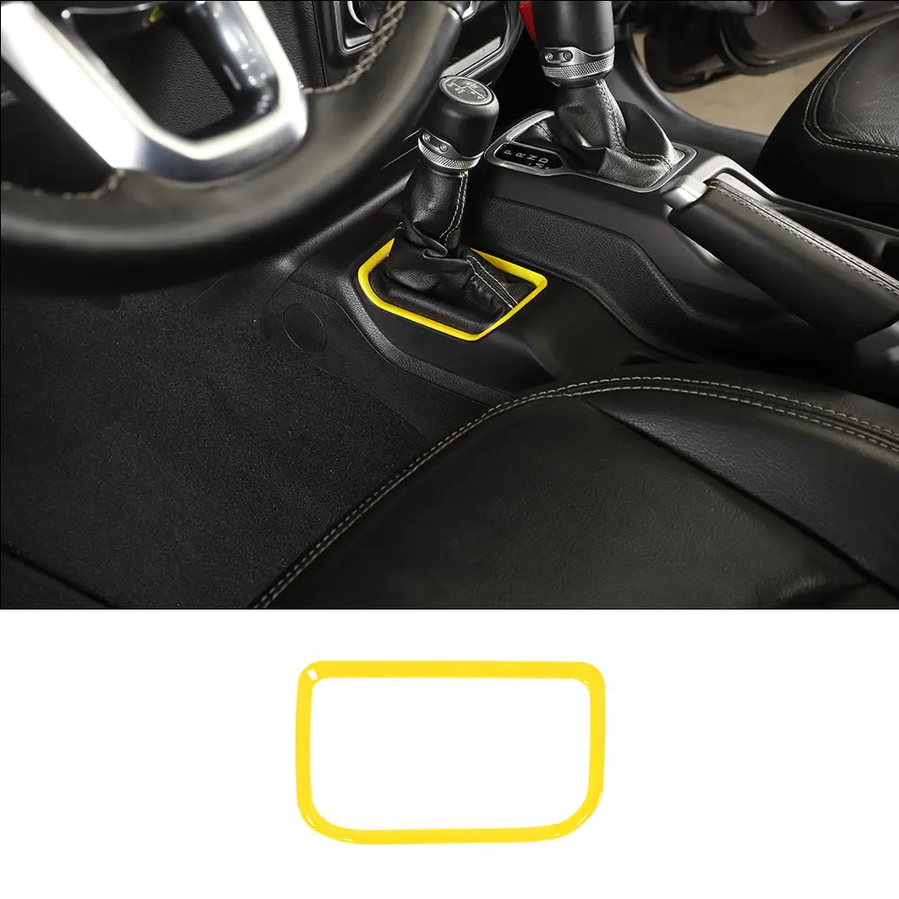 For 2018+ Jeep Wrangler JL & Gladiator JT Four-wheel Drive Gear Shift Panel Ring Cover Trim - Image 18