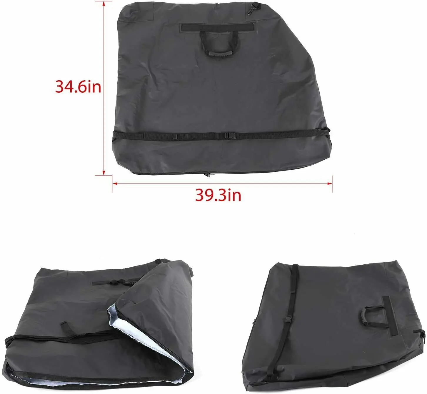 For Jeep Wrangler JK JKU JL JLU,Gladiator JT Freedom Top Panels Storage Bag with Handle - Image 8